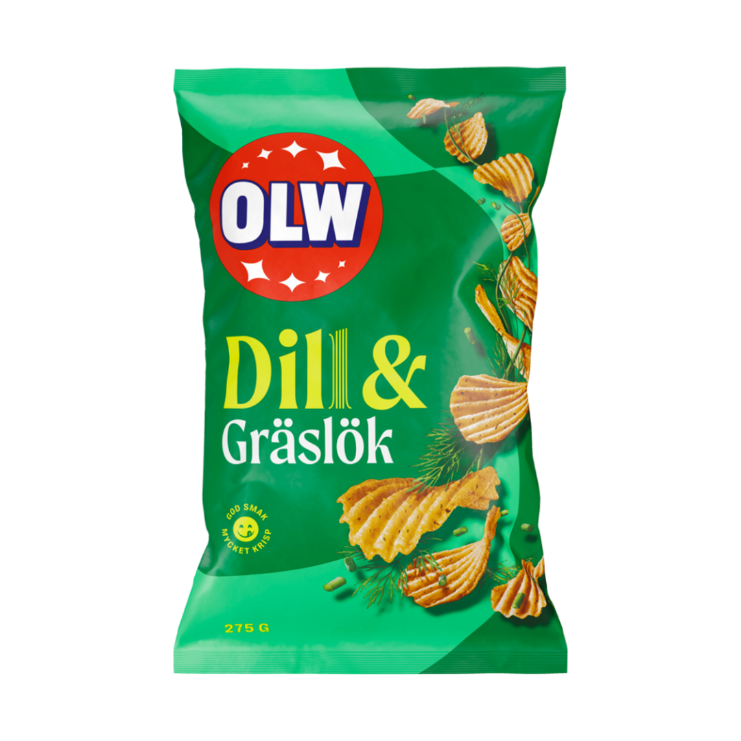 OLW Dill & Chives Chips (275 g)