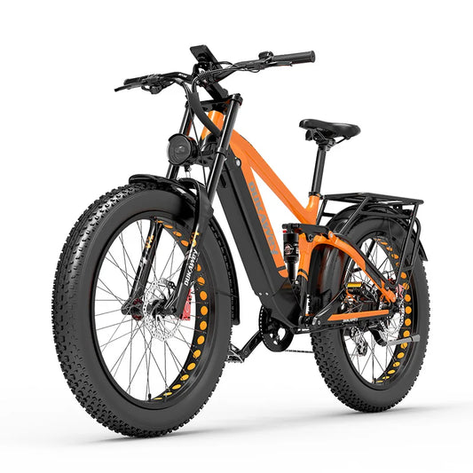 Dukawey silvertip8 1000W electric bike 26 inches full suspension emtb 52V 20Ah electric bicycle mountain ebike fatbike electric