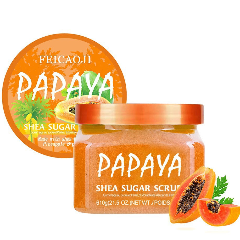 Sugar scrub skin care arbutin sugar exfoliating body scrub 610gr