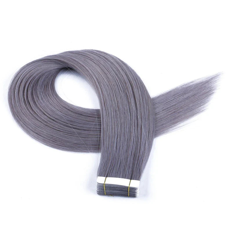 Colorful Tape In Human Hair Extensions 40pcs, 24" 26"