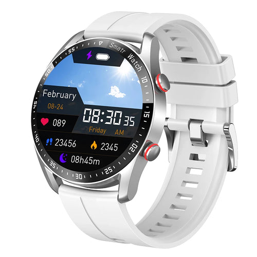 EKG+PPG Bluetooth-samtal Smartklocka Herr Laserhälsa Blodtryck - SmartnessBuyShop