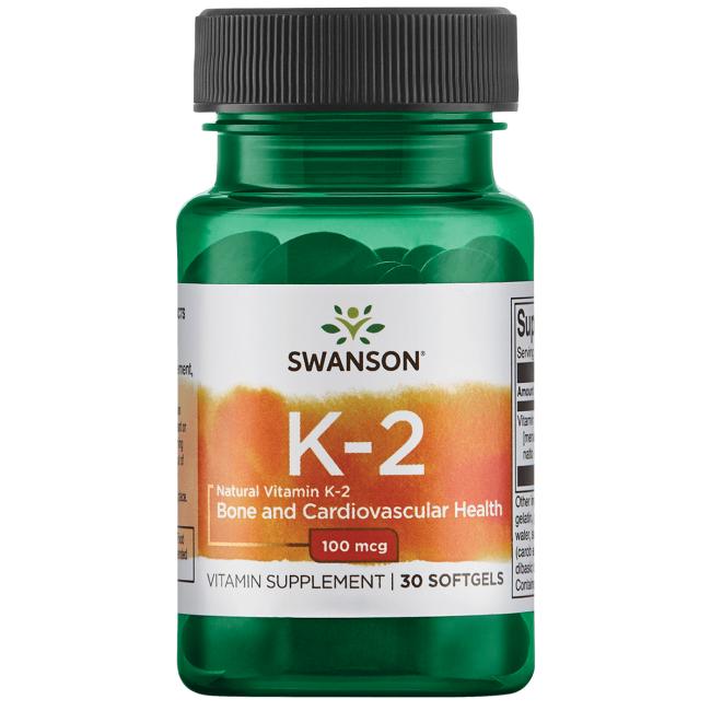 Vitamin K-2 100 mcg - Natural Swanson
