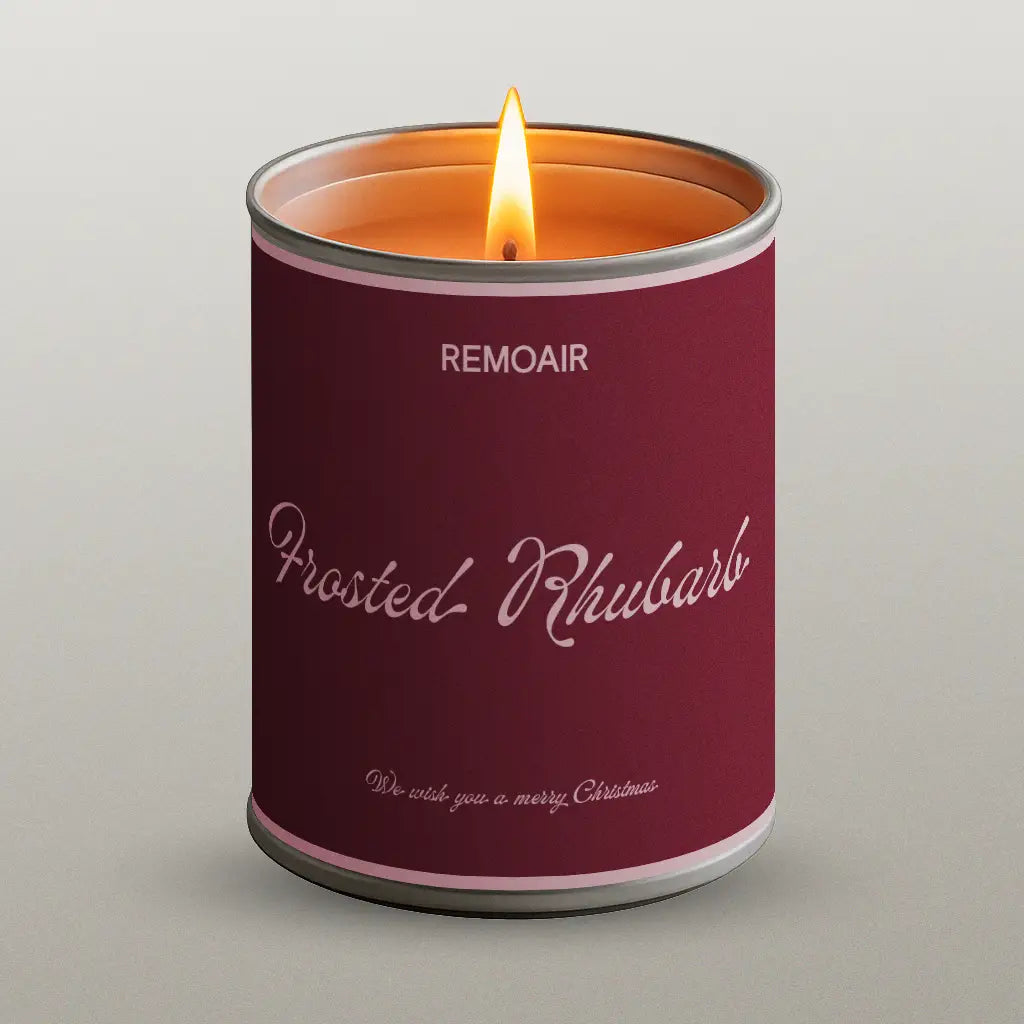 Frosted Rhubarb - scented candle