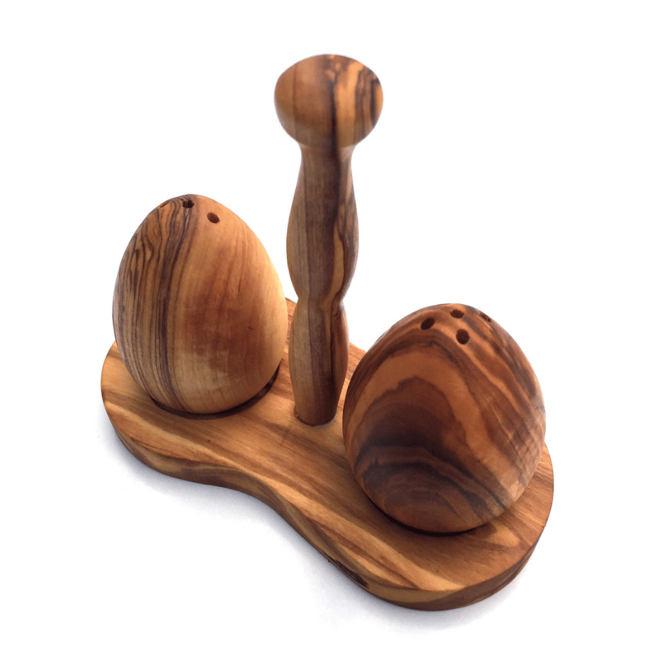 Olive wood salt & pepper shaker