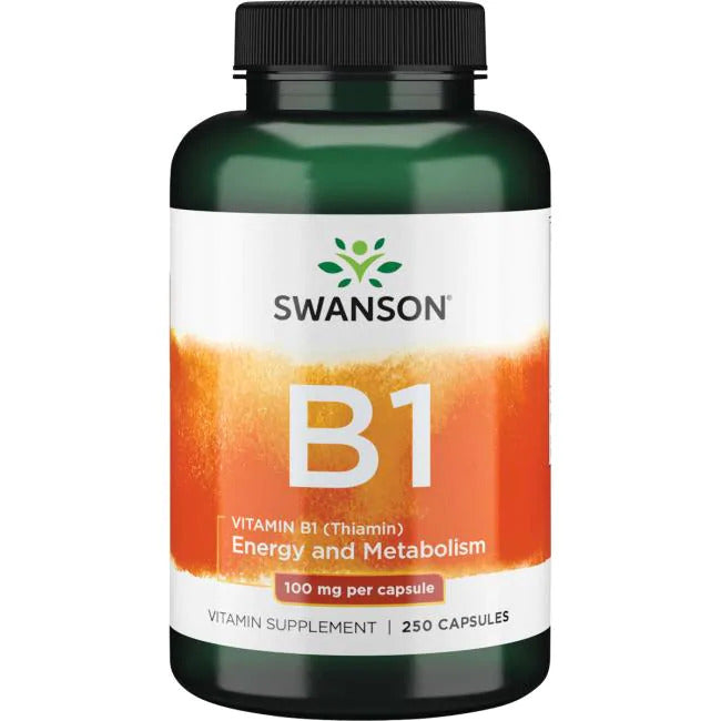 Swanson Vitamin B1 Thiamine 250 Capsules