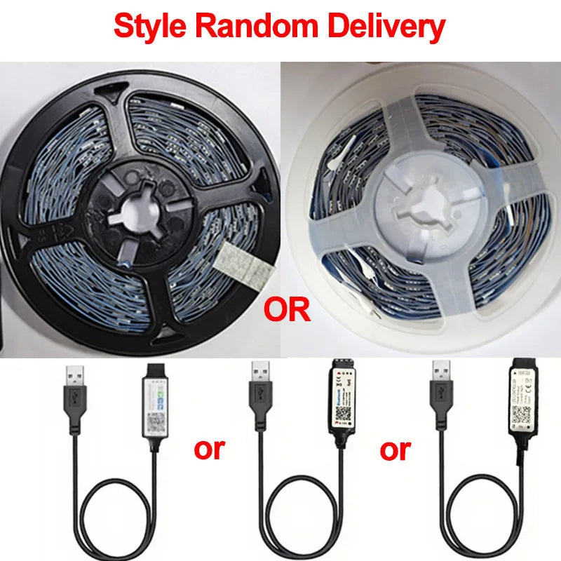 Bluetooth LED Strip Smart SMD 5050 APP Remote Control Flexible Ribbon Diode Lamp Tape TV Backlight Game Room Home Decor 