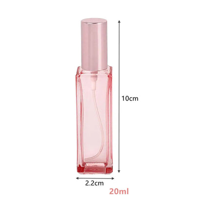 Tint Blue Perfume Bottle 5ml 9ml 20ml Empty Glass Perfume Ampoule Travel Cosmetic Refillable Spray Bottle Sample Vials 