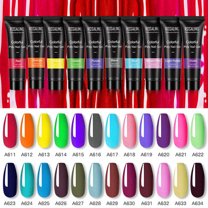 15 ml Poly Nail Gel cured with UV/LED lamp