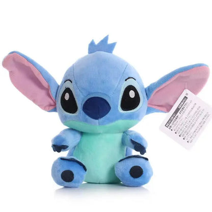 18 cm original plysch Stitch babyfilm tecknad modell docka barn actionfigurer gosedjur hängsmycke gåvor