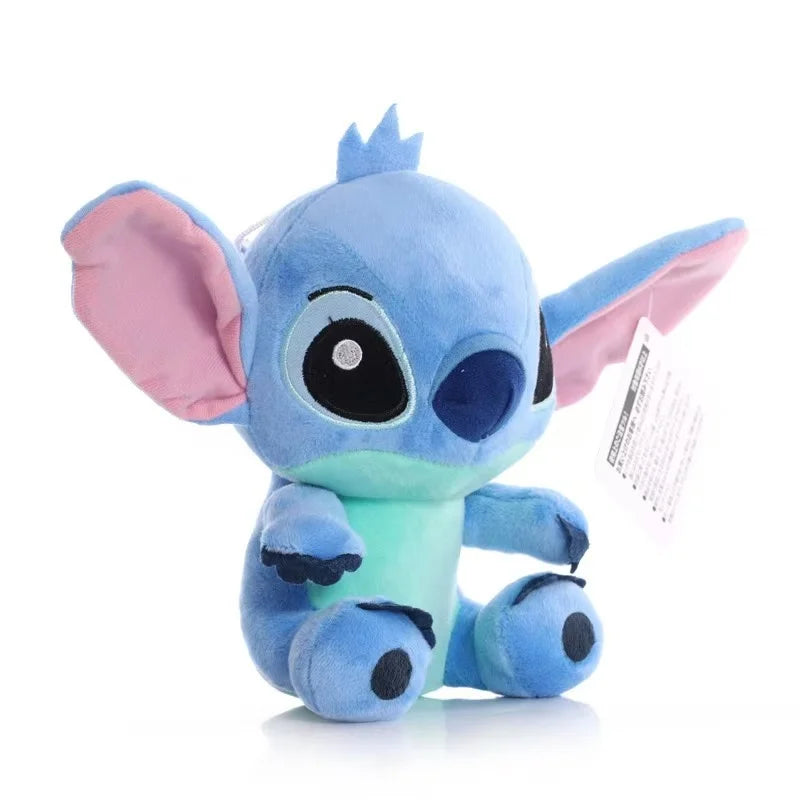 18 cm original plysch Stitch babyfilm tecknad modell docka barn actionfigurer gosedjur hängsmycke gåvor
