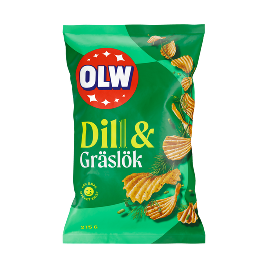 OLW Dill &amp; Chives Chips (275 g)