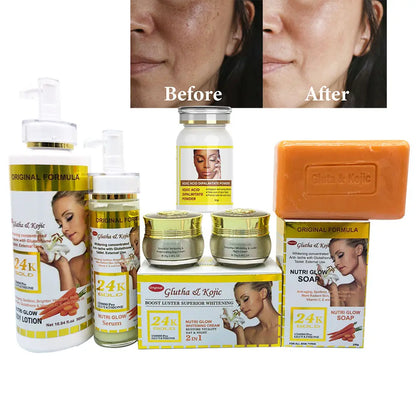 24K Glutha &amp; Kojic White Lotion Serum Soap