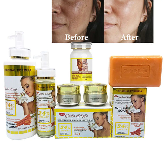 24K Glutha &amp; Kojic White Lotion Serum Soap