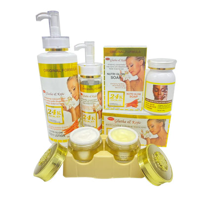 24K Glutha &amp; Kojic White Lotion Serum Soap