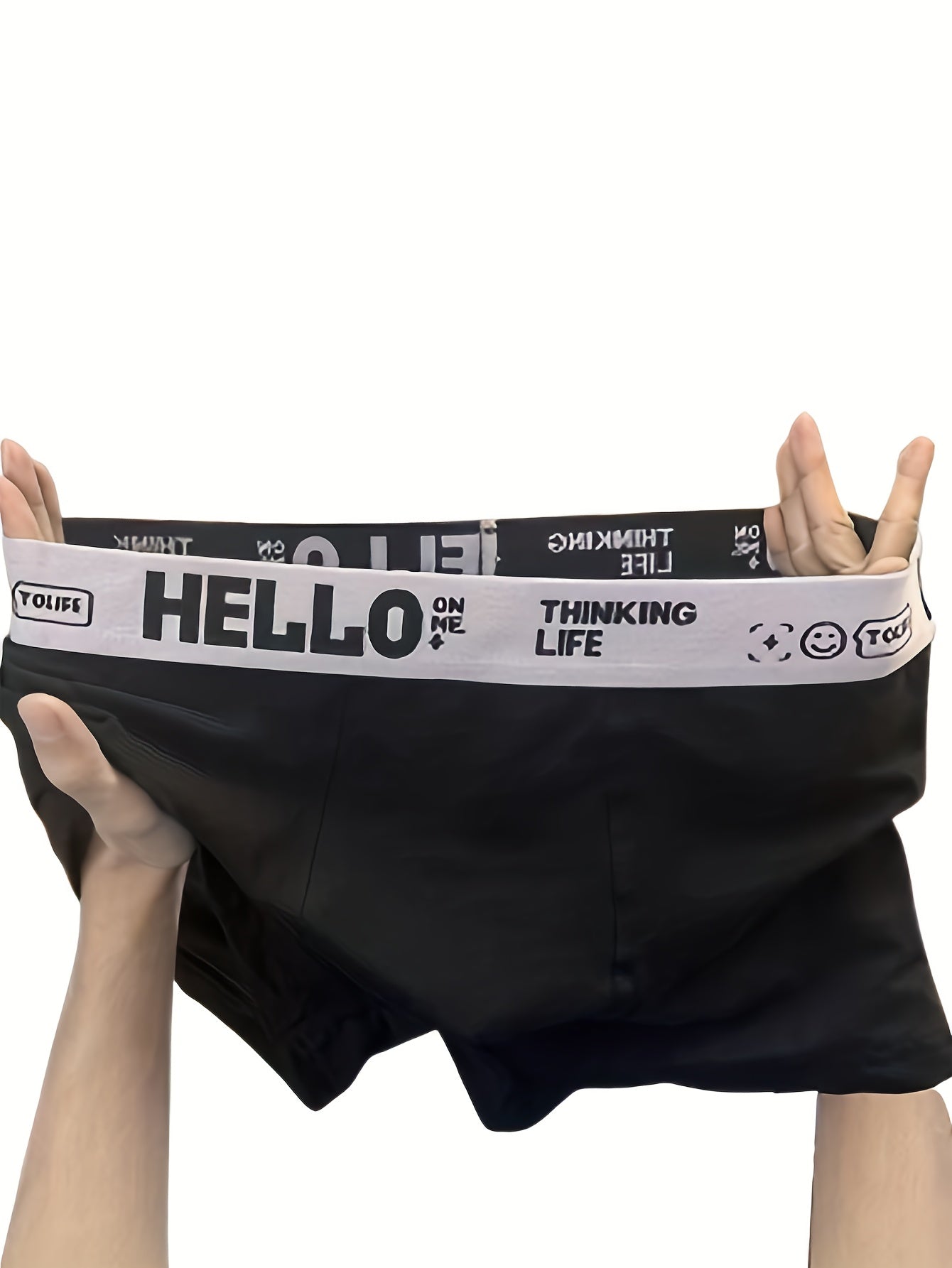 15-pack of men's underwear in solid colors