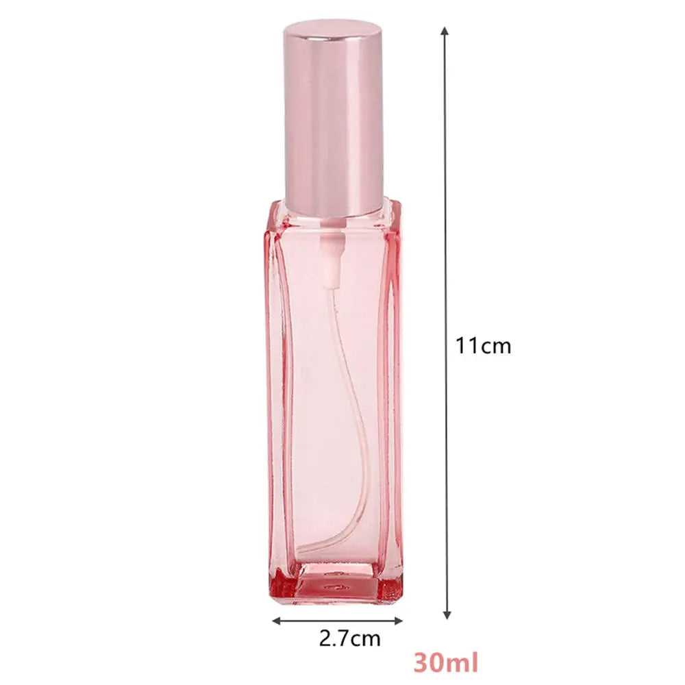 Tint Blue Perfume Bottle 5ml 9ml 20ml Empty Glass Perfume Ampoule Travel Cosmetic Refillable Spray Bottle Sample Vials 
