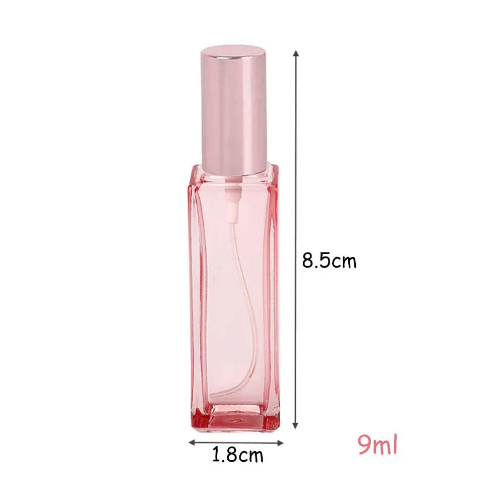 Tint Blue Perfume Bottle 5ml 9ml 20ml Empty Glass Perfume Ampoule Travel Cosmetic Refillable Spray Bottle Sample Vials 