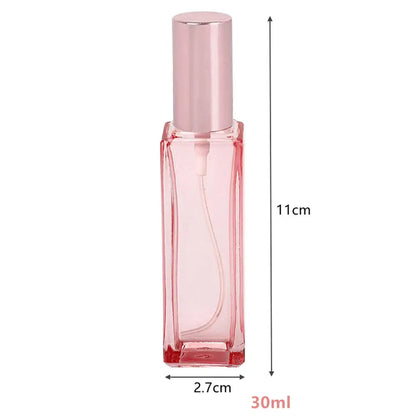 Tint Blue Perfume Bottle 5ml 9ml 20ml Empty Glass Perfume Ampoule Travel Cosmetic Refillable Spray Bottle Sample Vials 