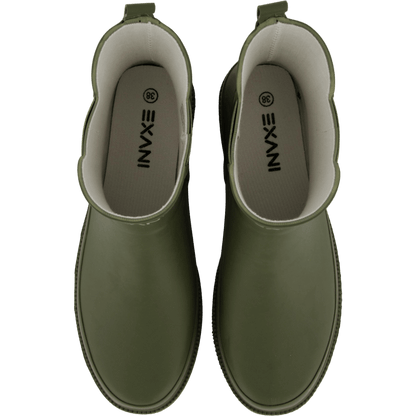 Low Color Boot W Green
