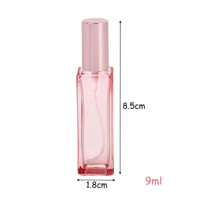 Tint Blue Perfume Bottle 5ml 9ml 20ml Empty Glass Perfume Ampoule Travel Cosmetic Refillable Spray Bottle Sample Vials 