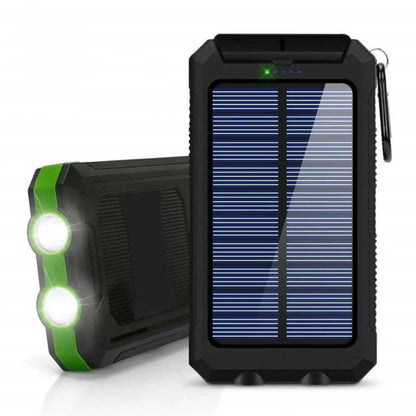80000mAh Solar Power Bank Waterproof Battery External Portable Outdoor Dual USB Charger PowerBank LED For IPhone Xiaomi Samsung