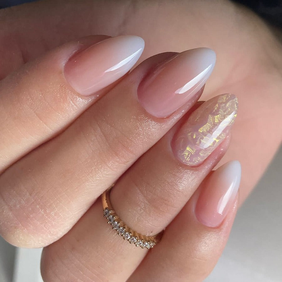 Press On Nails Lösnaglar Ombre Glitter