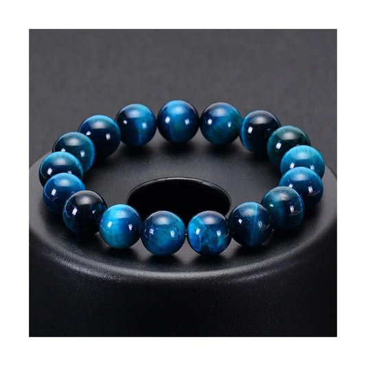 Natural Stone Blue Tiger Eye Stone Bracelet