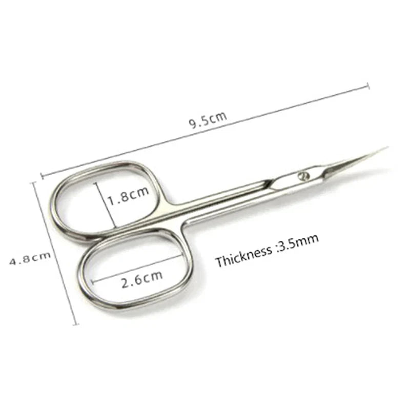 Cuticle Scissors Nail Cuticle Clippers Trimmer Dead Skin Remover Stainless Steel Eyebrow Scissors Nail Agnail Clippers Trimmer