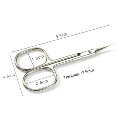 Cuticle Scissors Nail Cuticle Clippers Trimmer Dead Skin Remover Stainless Steel Eyebrow Scissors Nail Agnail Clippers Trimmer