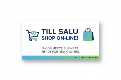 Till salu Shopify butik