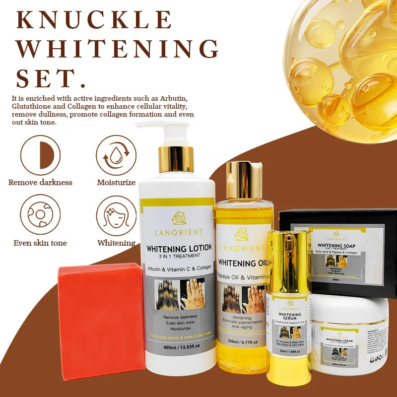 Knuckle Whitening Skin Care 5pc Set 