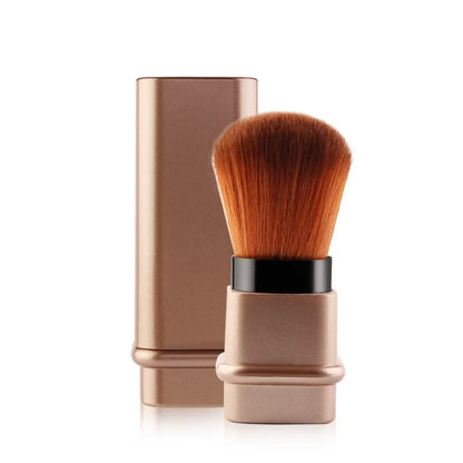 1 Piece Loose Powder Foundation Makeup Brush Mini Retractable Portable