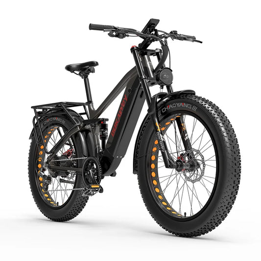 Dukawey silvertip8 1000W electric bike  26 inches full suspension emtb 52V 20Ah electric bicycle mountain ebike fatbike electric