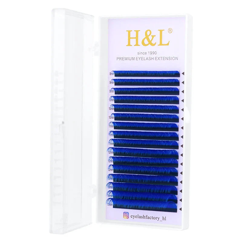 H&amp;L New C/D/CC Curl 0.07 mm Mix Length False Lashes Eyelash Individual Colored Lashes Faux Eyelash Extensions
