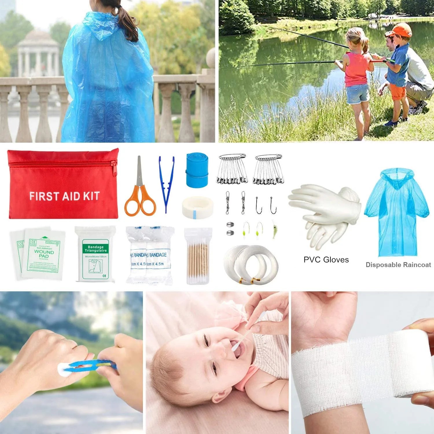 Emergency Kit – Multifunctional First Aid and Survival Bag 