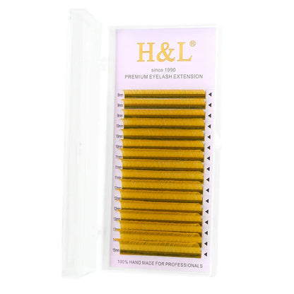 H&amp;L New C/D/CC Curl 0.07 mm Mix Length False Lashes Eyelash Individual Colored Lashes Faux Eyelash Extensions