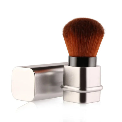 1 Piece Loose Powder Foundation Makeup Brush Mini Retractable Portable