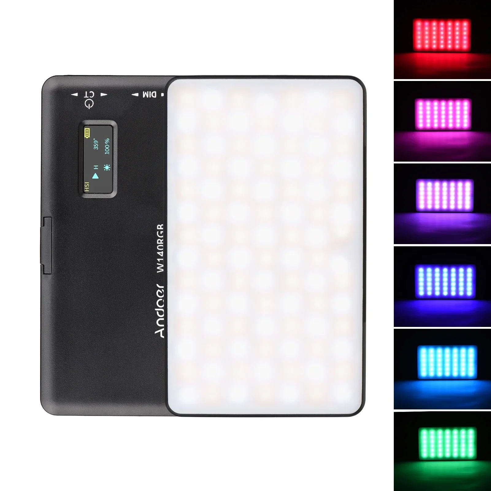 LED Video Light 2500-9000K for Vlog Live Streaming