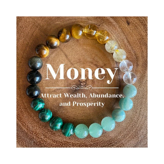 8mm Natural Stone Elastic Bracelet Handmade Love Wealth Prosperity Success Yoga Beaded Bracelet Jewelry for Women