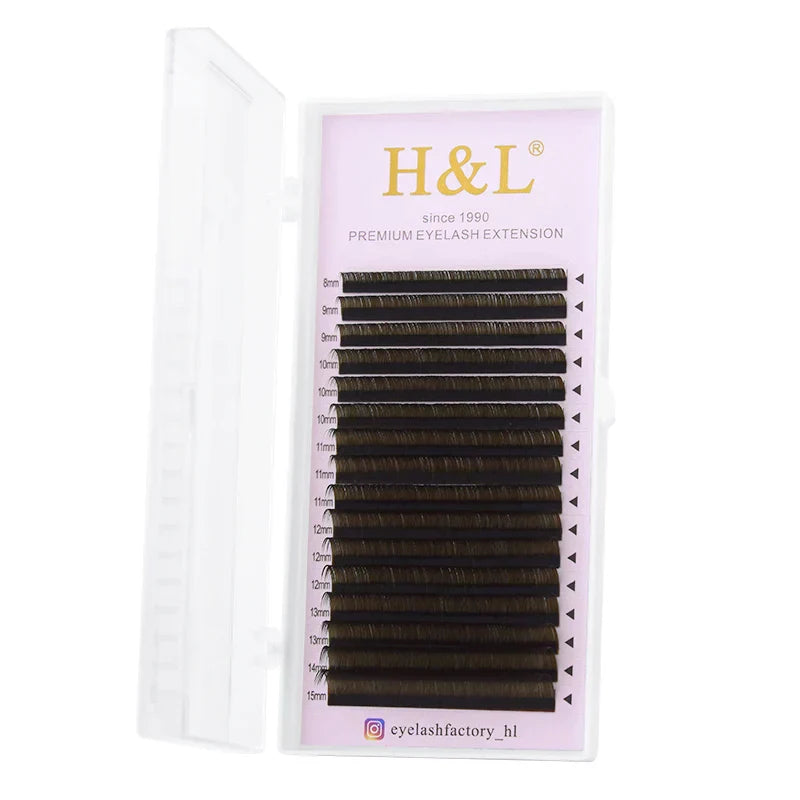H&amp;L New C/D/CC Curl 0.07 mm Mix Length False Lashes Eyelash Individual Colored Lashes Faux Eyelash Extensions