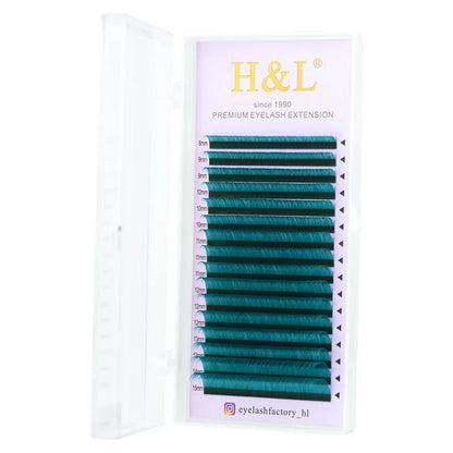 H&amp;L New C/D/CC Curl 0.07 mm Mix Length False Lashes Eyelash Individual Colored Lashes Faux Eyelash Extensions
