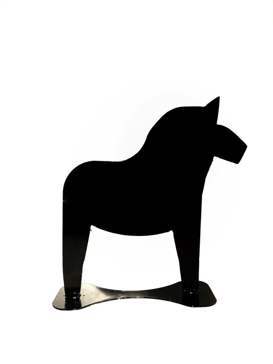 Standing Dala horse (black)