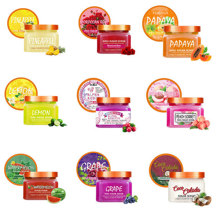 Sugar scrub skin care arbutin sugar exfoliating body scrub 610gr