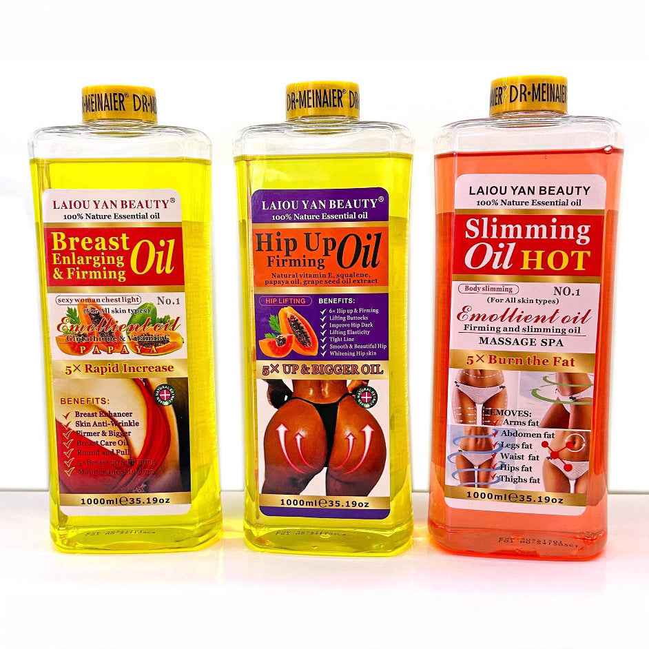 1000ml hip curve moisturizing firming breast care massage essential oil 1000ml