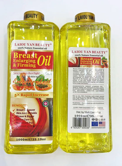 1000ml hip curve moisturizing firming breast care massage essential oil 1000ml