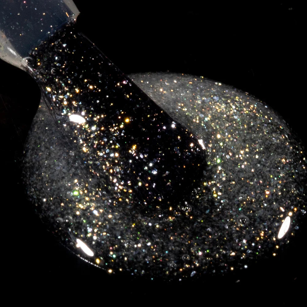 Sparkling Glitter Top Coat No Wipe 15ML