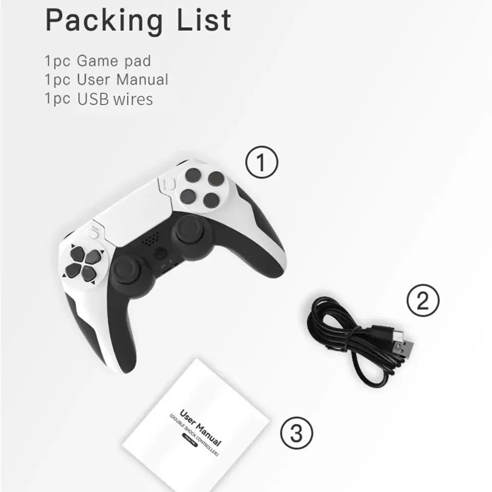 GAMINJA P48 Wireless Gamepad with Six-Axis Gyroscope Game Controller 