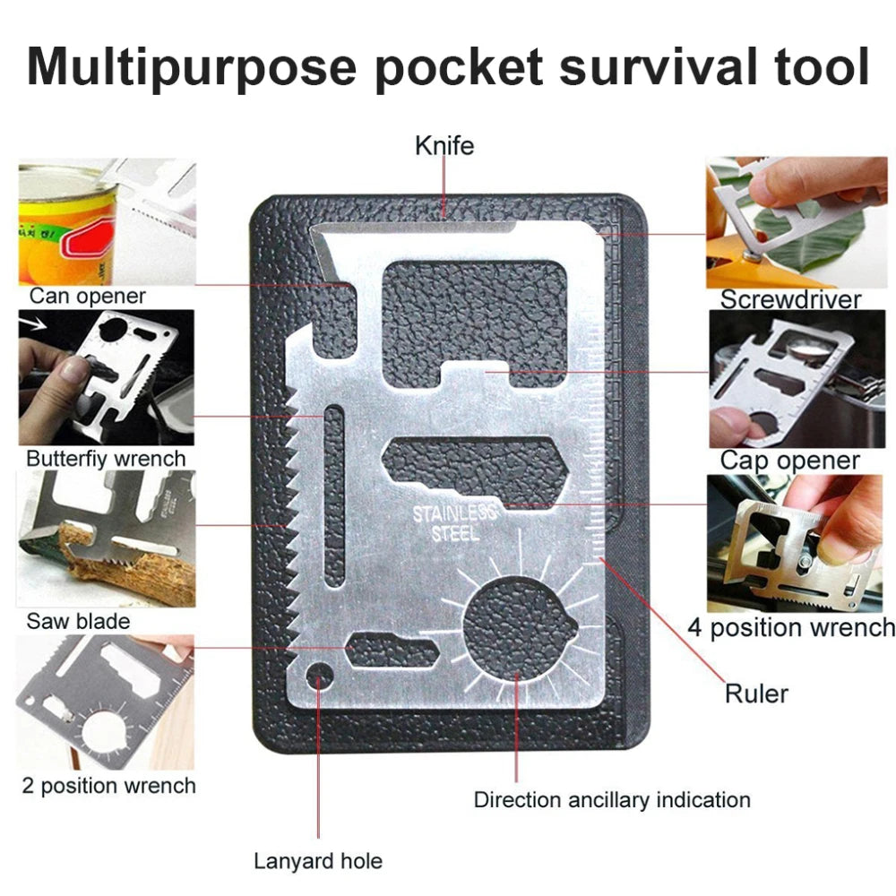 Emergency Kit – Multifunctional First Aid and Survival Bag 