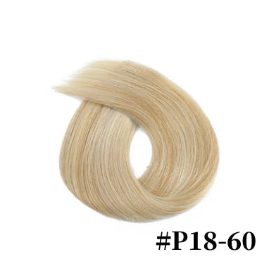 24" human hair extension straight invisible halo wire clip in human hair extension