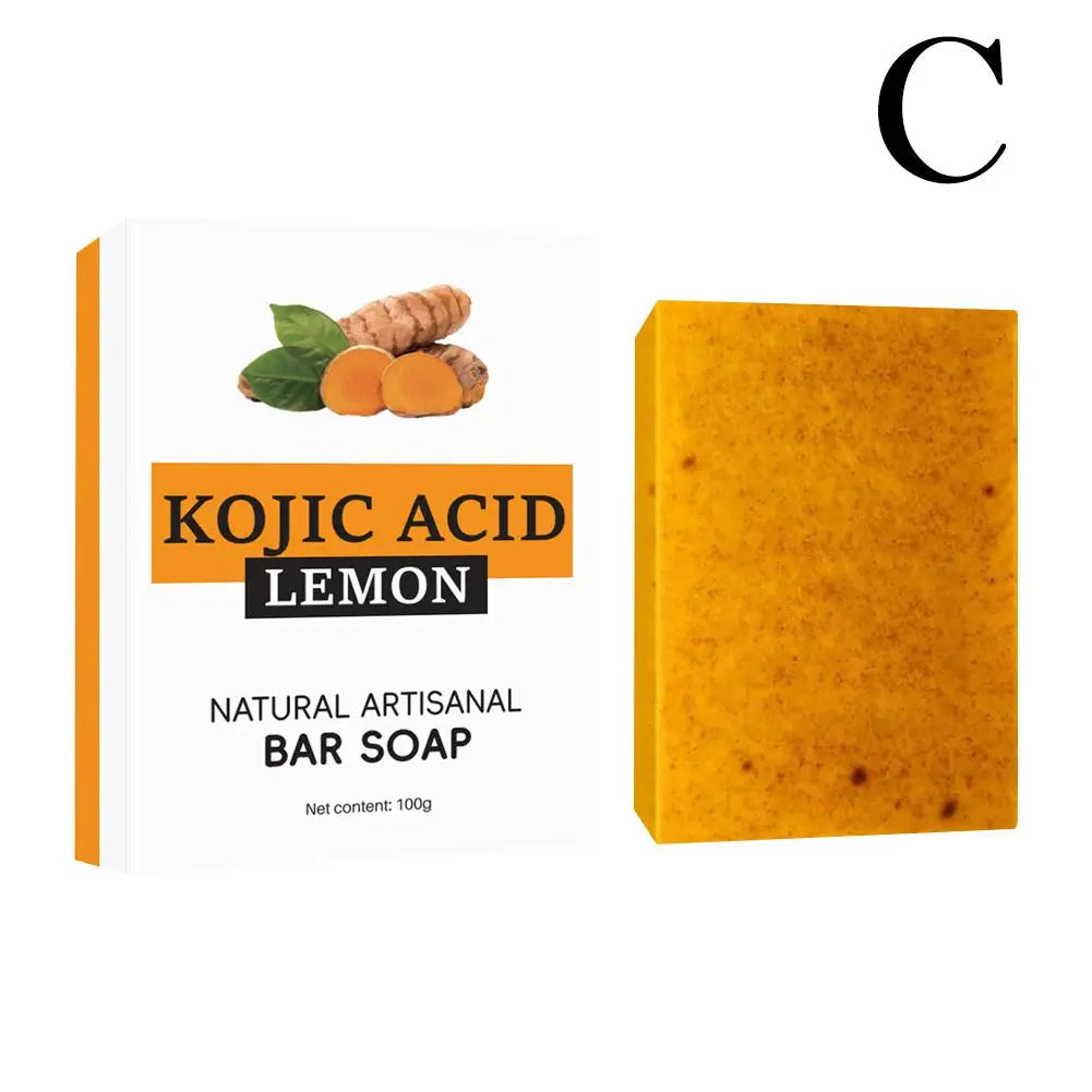 5 PCS Turmeric Lemon Kojic Soap